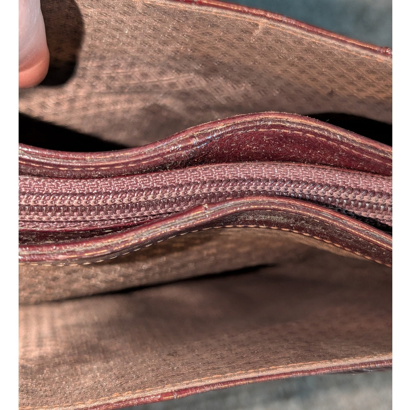 Vintage Genuine Eel Skin Shoulder Bag