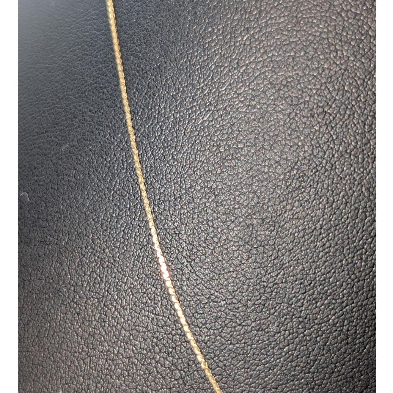 Vintage Marked & Tested 14K Yellow Gold 18.5" Dainty Chain Necklace 1.16g