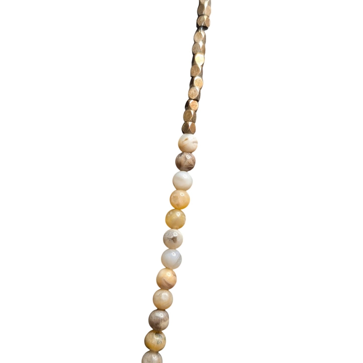 Lot of Two Stone Crystal Shell Pearl Layering Necklaces