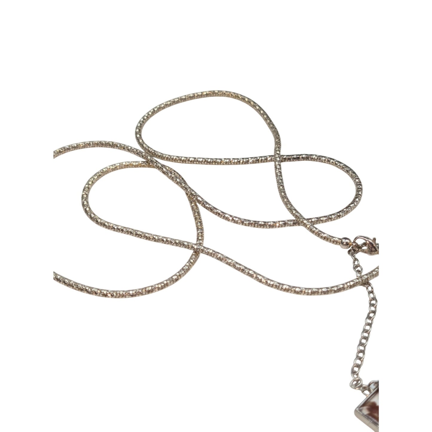 Lot of Six Silver Tone Vintage to Modern Chain Necklaces