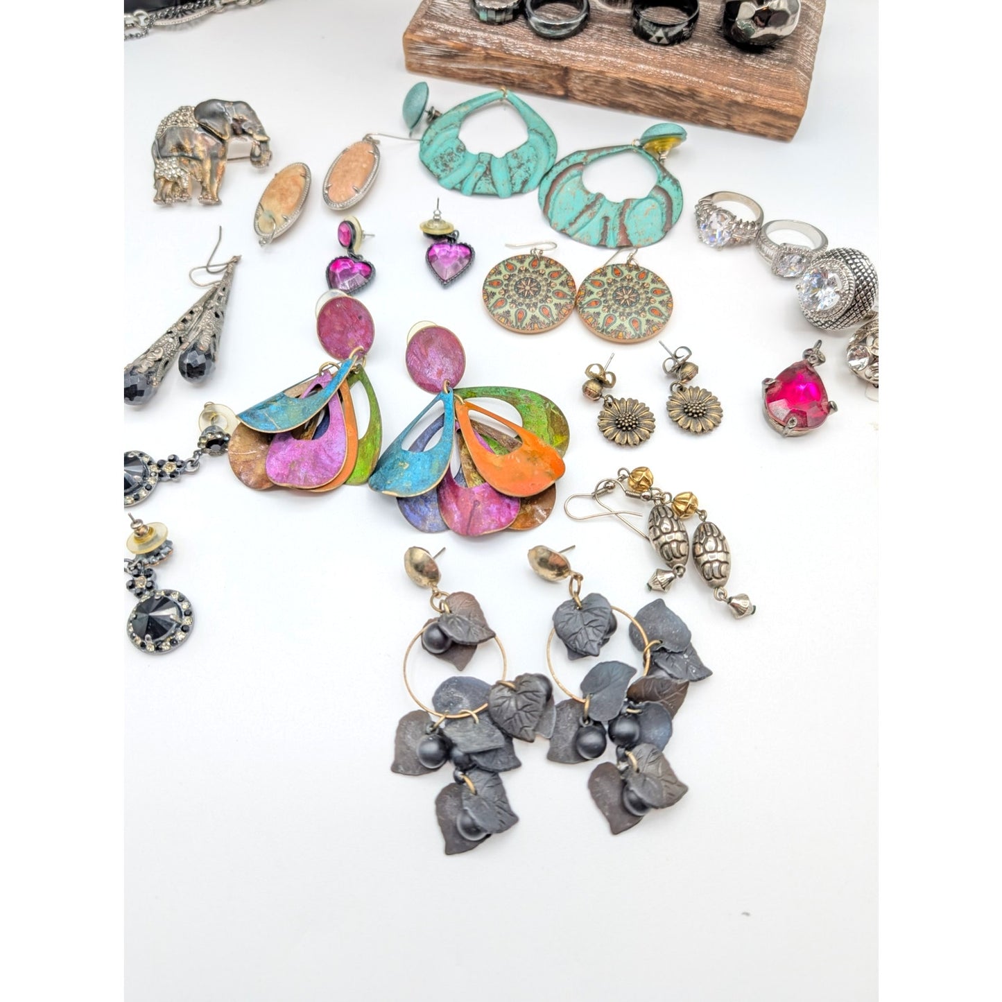 Reseller's Delight 38 Piece Boho Vintage to Modern Costume Jewelry Lot