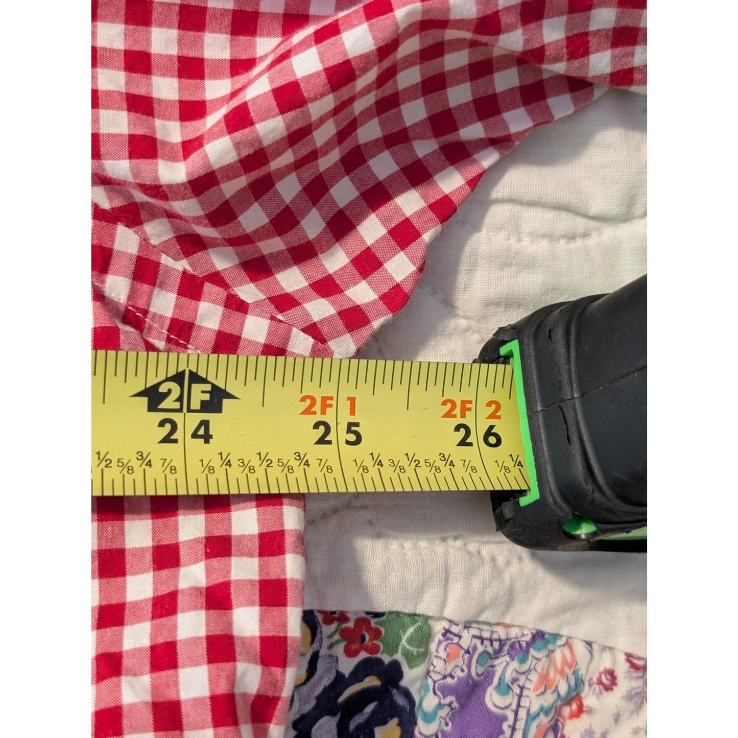 Vtg Ralph Lauren Classic Fit Red Gingham Check Cotton Button Down Shirt Size L