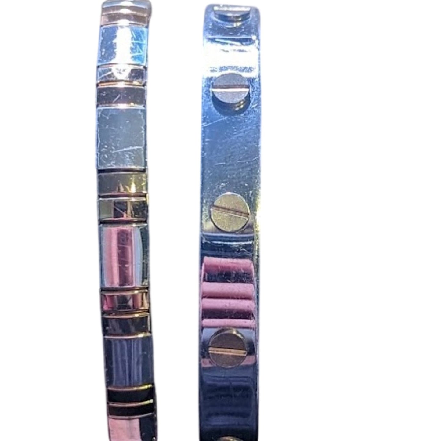 Two Two-Toned Bracelets
