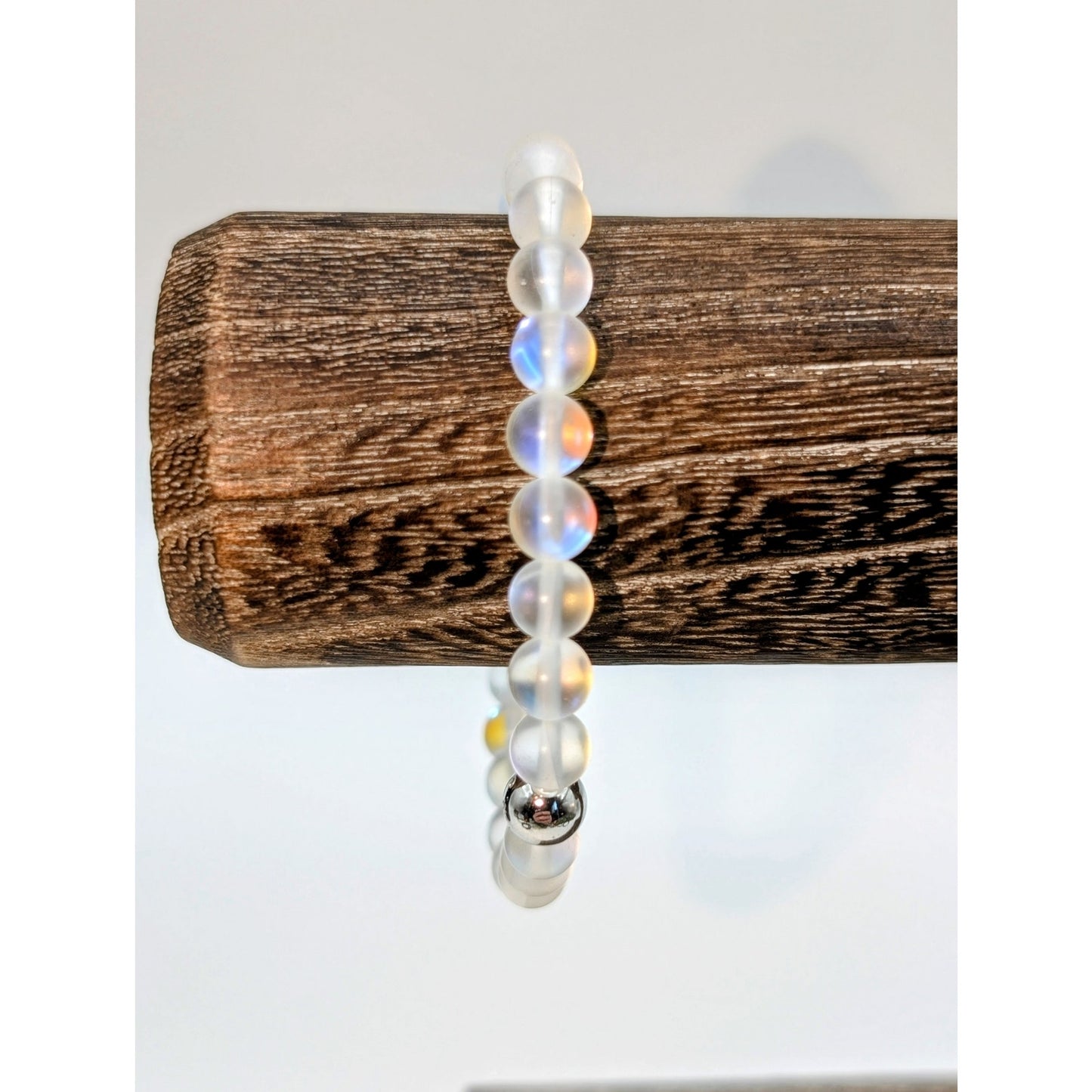 NOGU Mermaid Glass Bead Stretch Bracelet