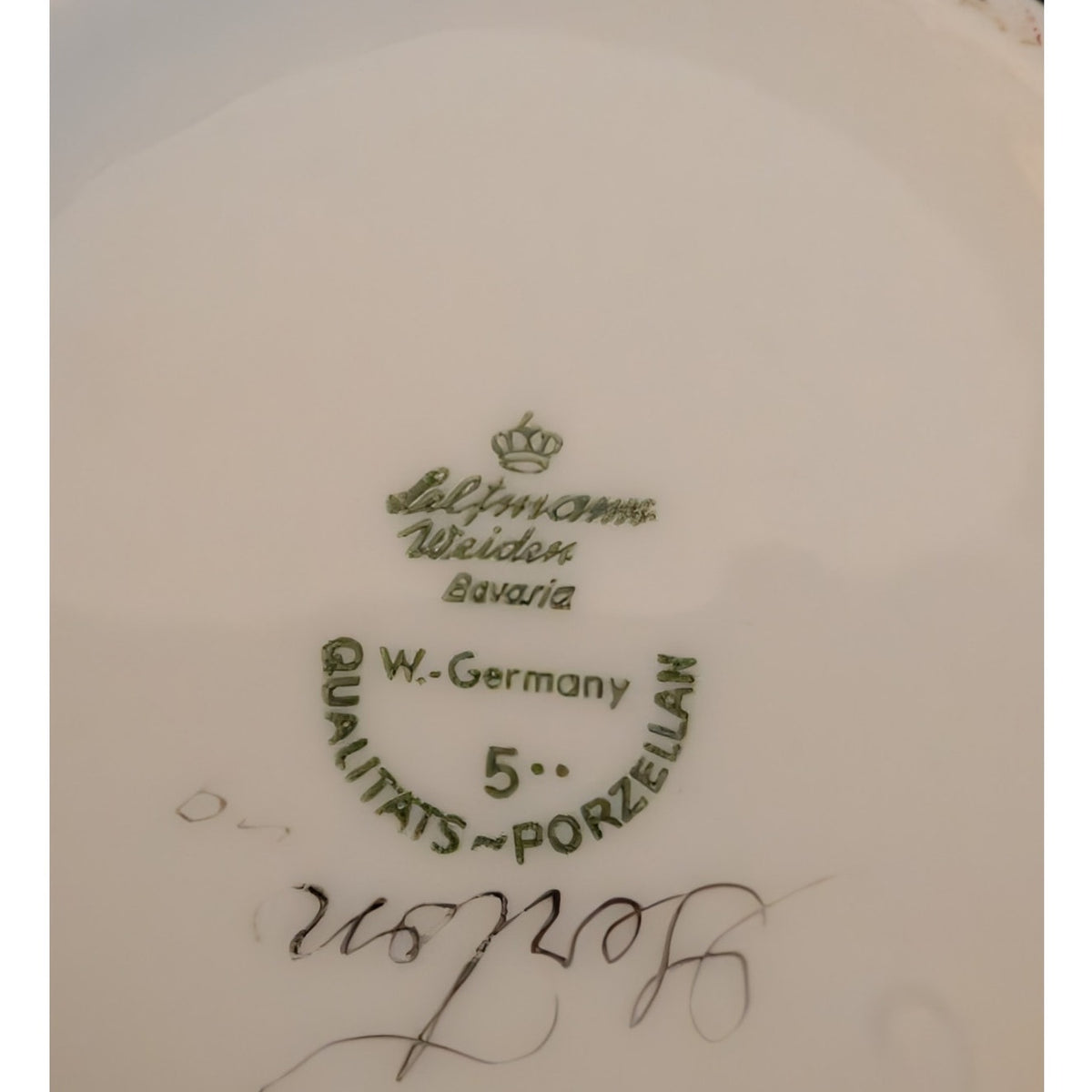 Vtg Seltmann Weiden Bavaria West Germany Signed 'Gerton' Porcelain Creamer