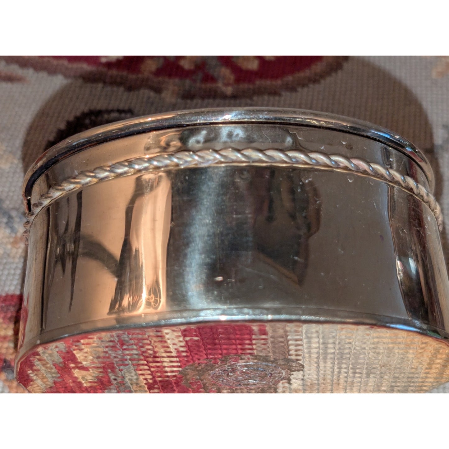 Vintage 1980s Mosley Brass Succulent Pot Planter