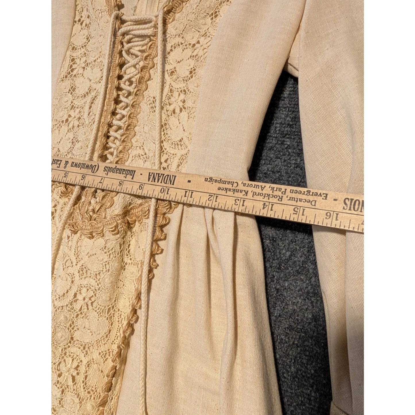 Gunne Sax by Jessica Black Label 70s Elizabethan Revival Renaissance Dress