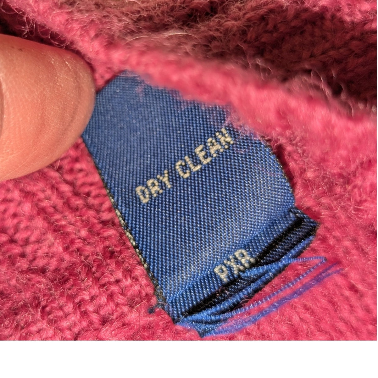 Karen Scott Raspberry Front Full Zip 100% Wool Cardigan Sweater Women's Petite M