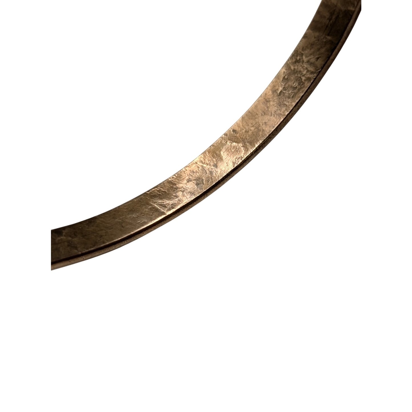 Hina's Treasures Artisan Designed Lehua Moon Phase Gold Filled Cuff Bracelet