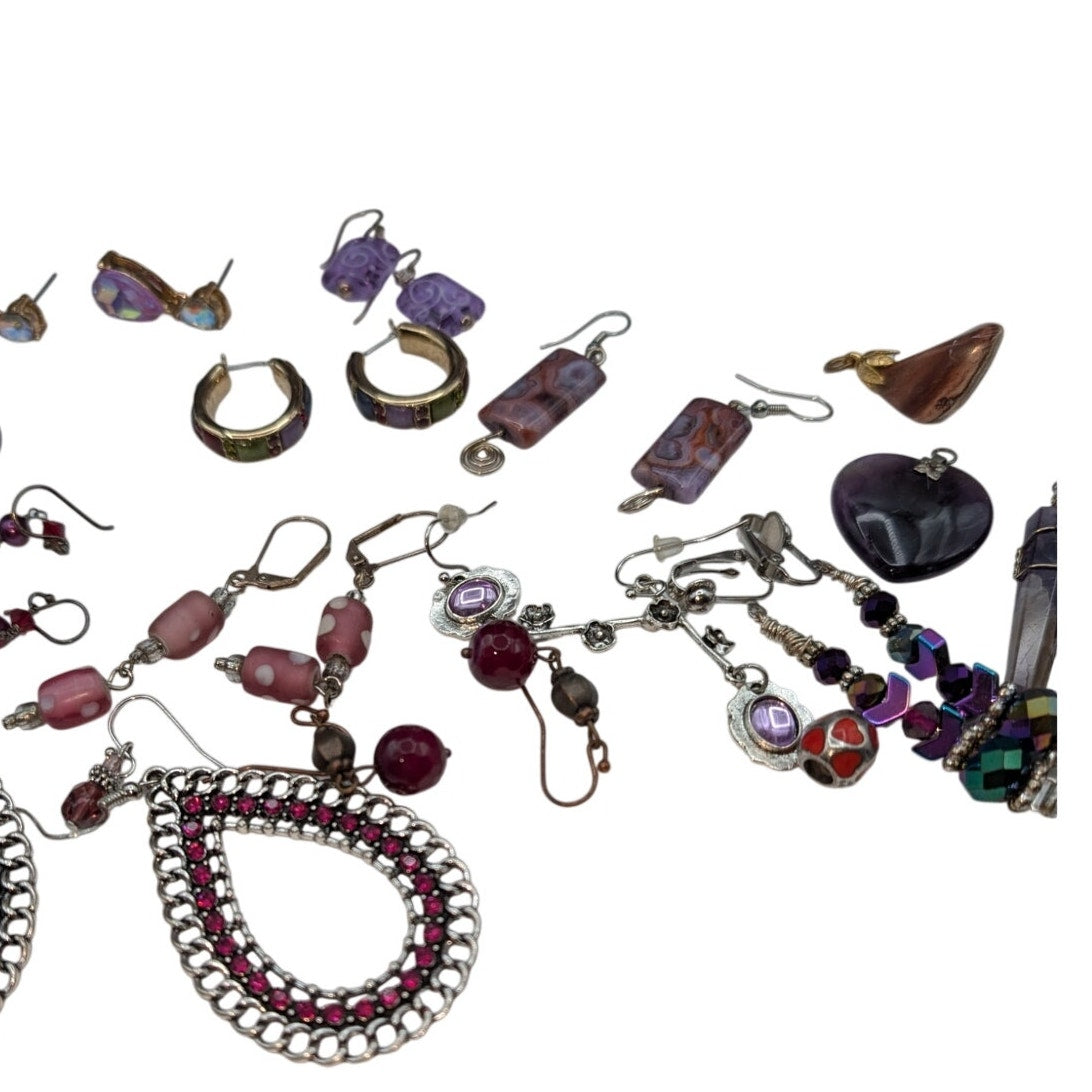 Reseller' Delight Curated Purple Lot of 41 Pieces of Jewelry
