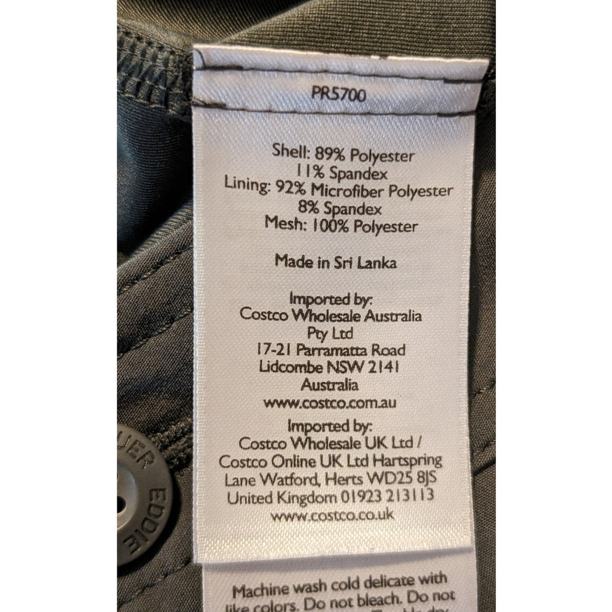 Eddie Bauer Gray Athletic Skort Womens Sz 8