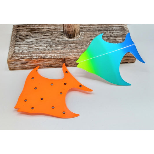 Vintage 70s Fun Metal Fish Pins