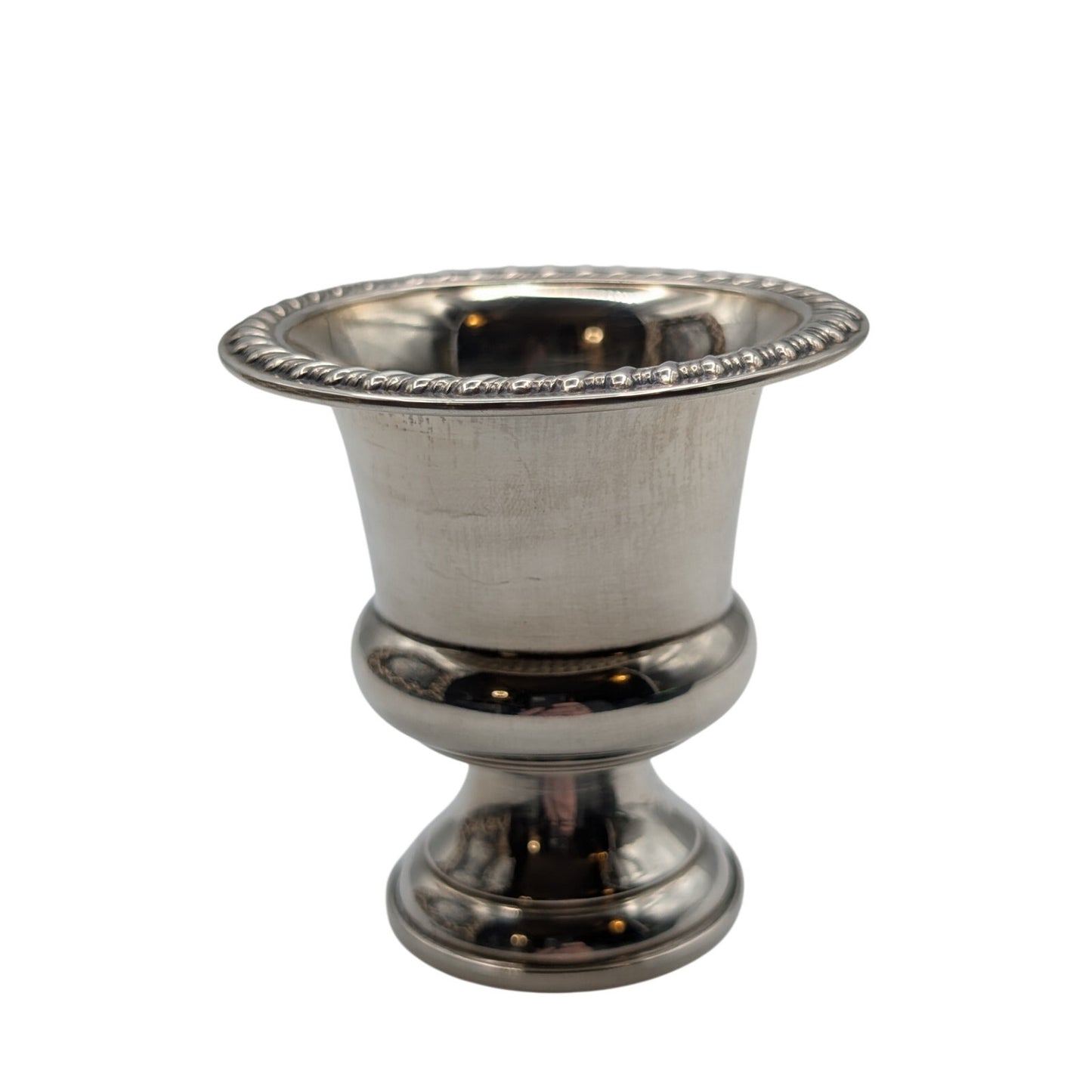 Vintage Empire Sterling Silver Weighted Mid-Century Modern Toothpick Holder 56 g