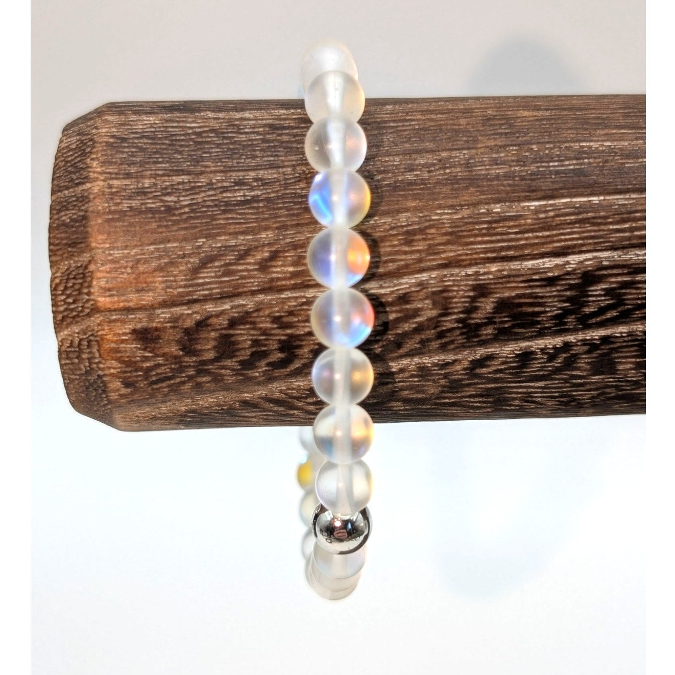 NOGU Mermaid Glass Bead Stretch Bracelet