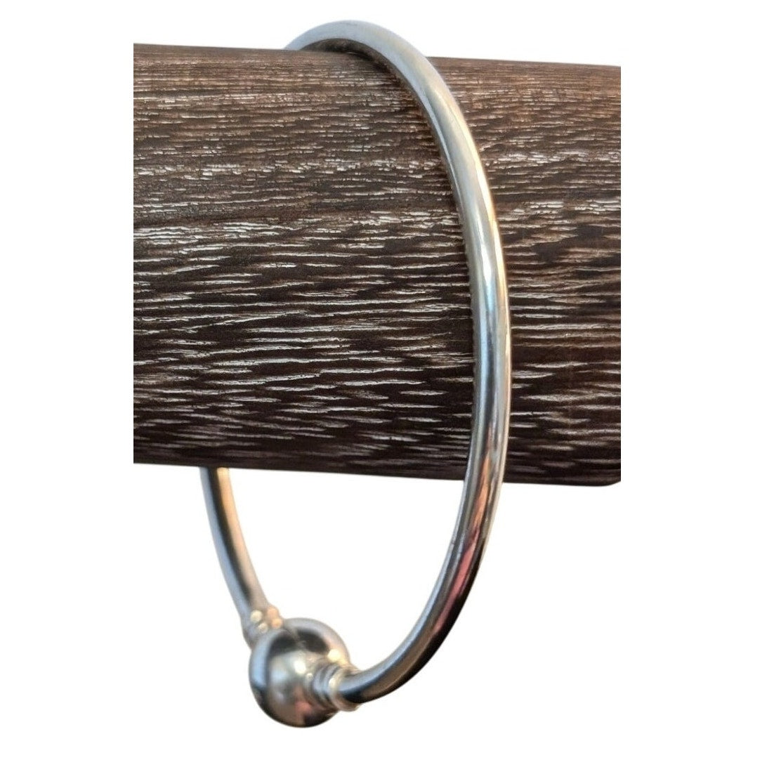 Soufeel Sterling Silver 925 Clasp Bangle Charm Bracelet