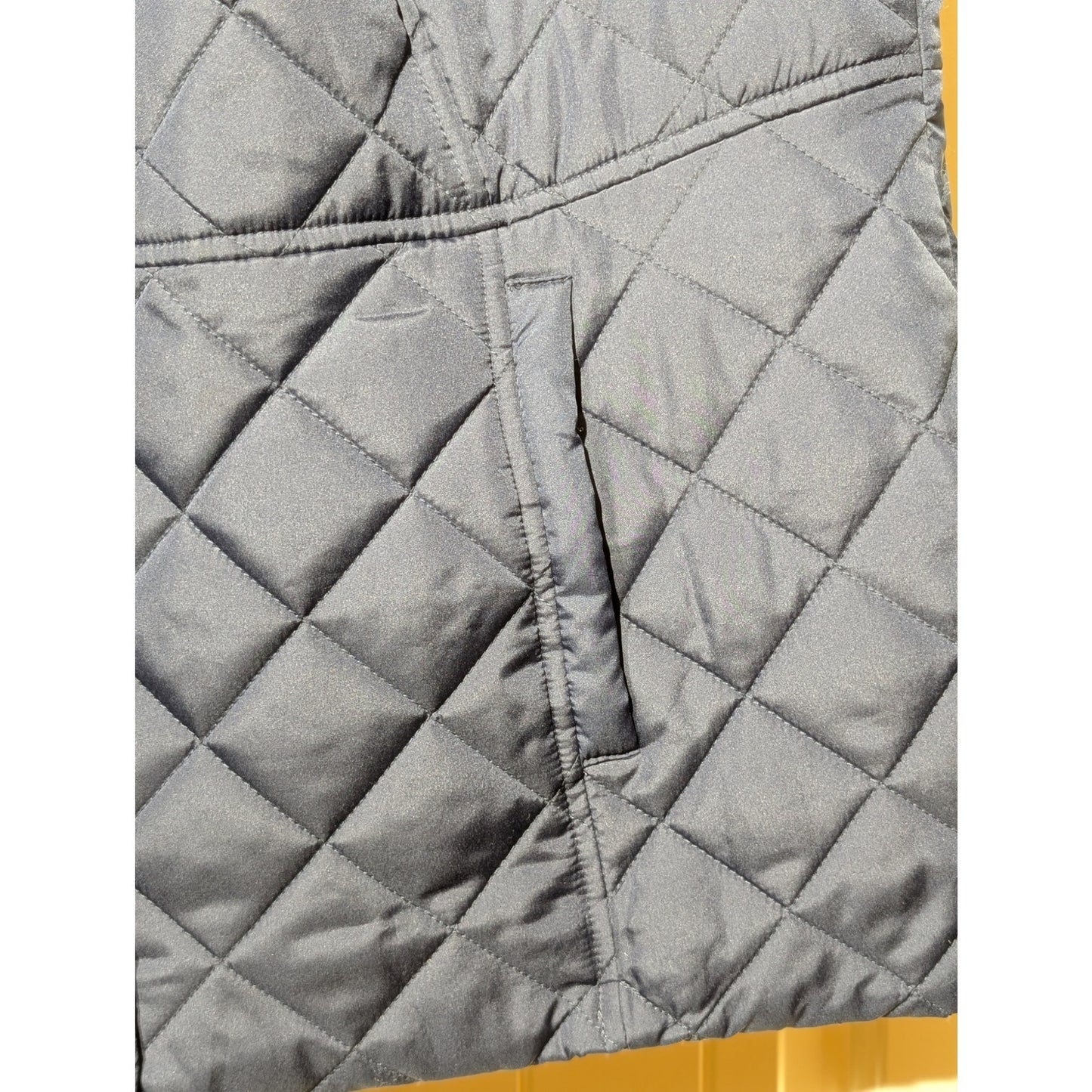 Mo-Ka by Santa Fe Apparel Navy Quilted Vest Women's Size 2X