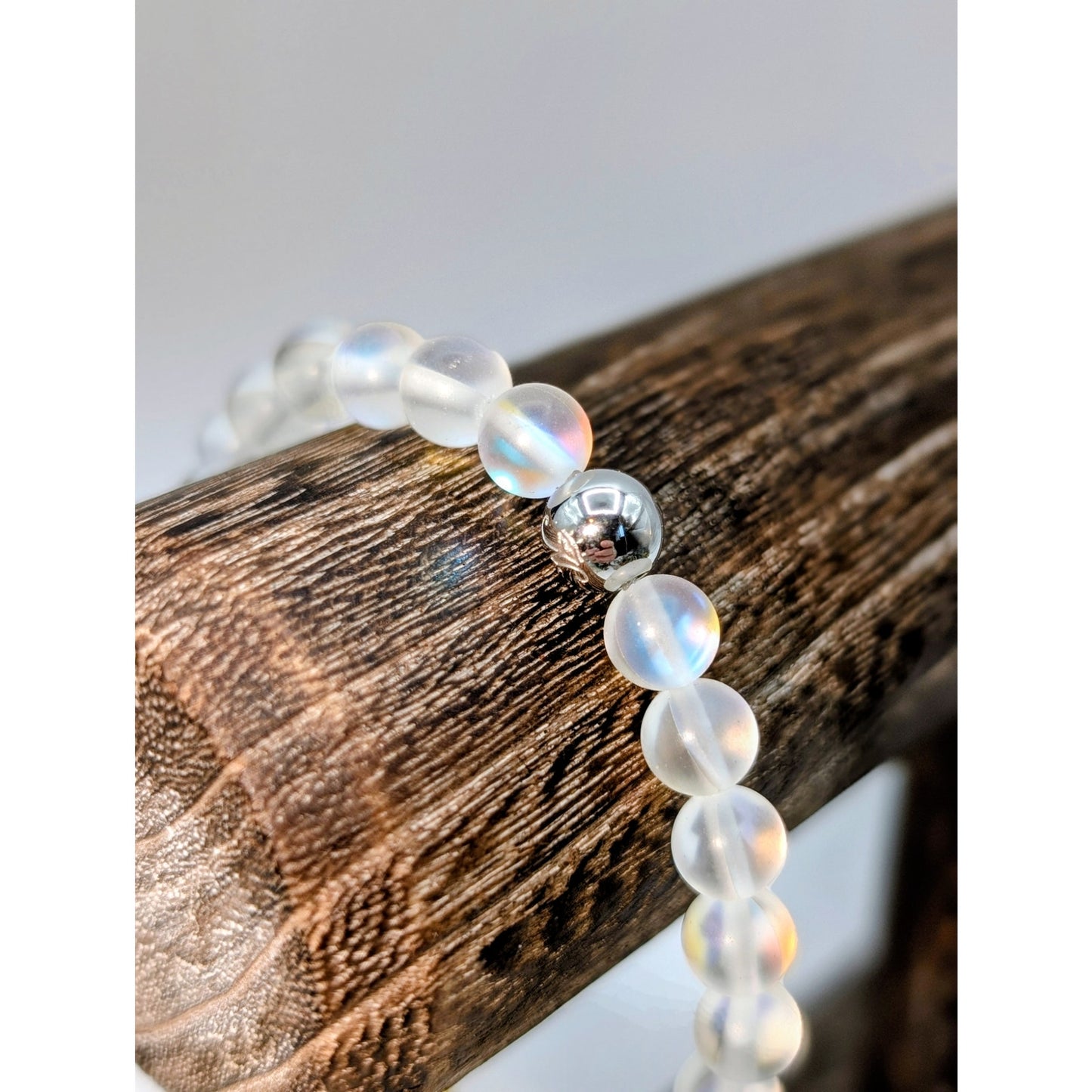 NOGU Mermaid Glass Bead Stretch Bracelet