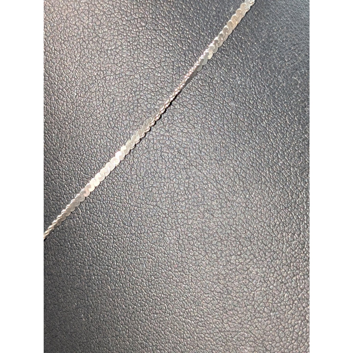 VTG 925 Sterling Silver Egyptian Hieroglyphics Cartouche Pendant 15" Necklace