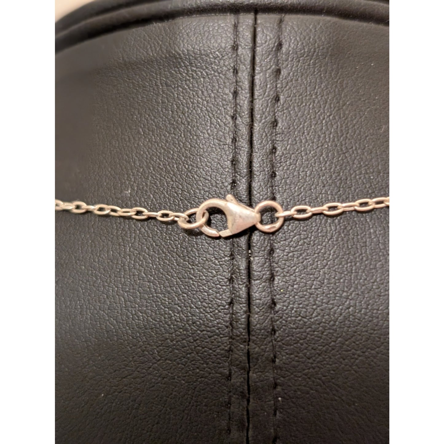 Vintage 925 Sterling Bar Engraved 'Piccadilly' 18" Necklace