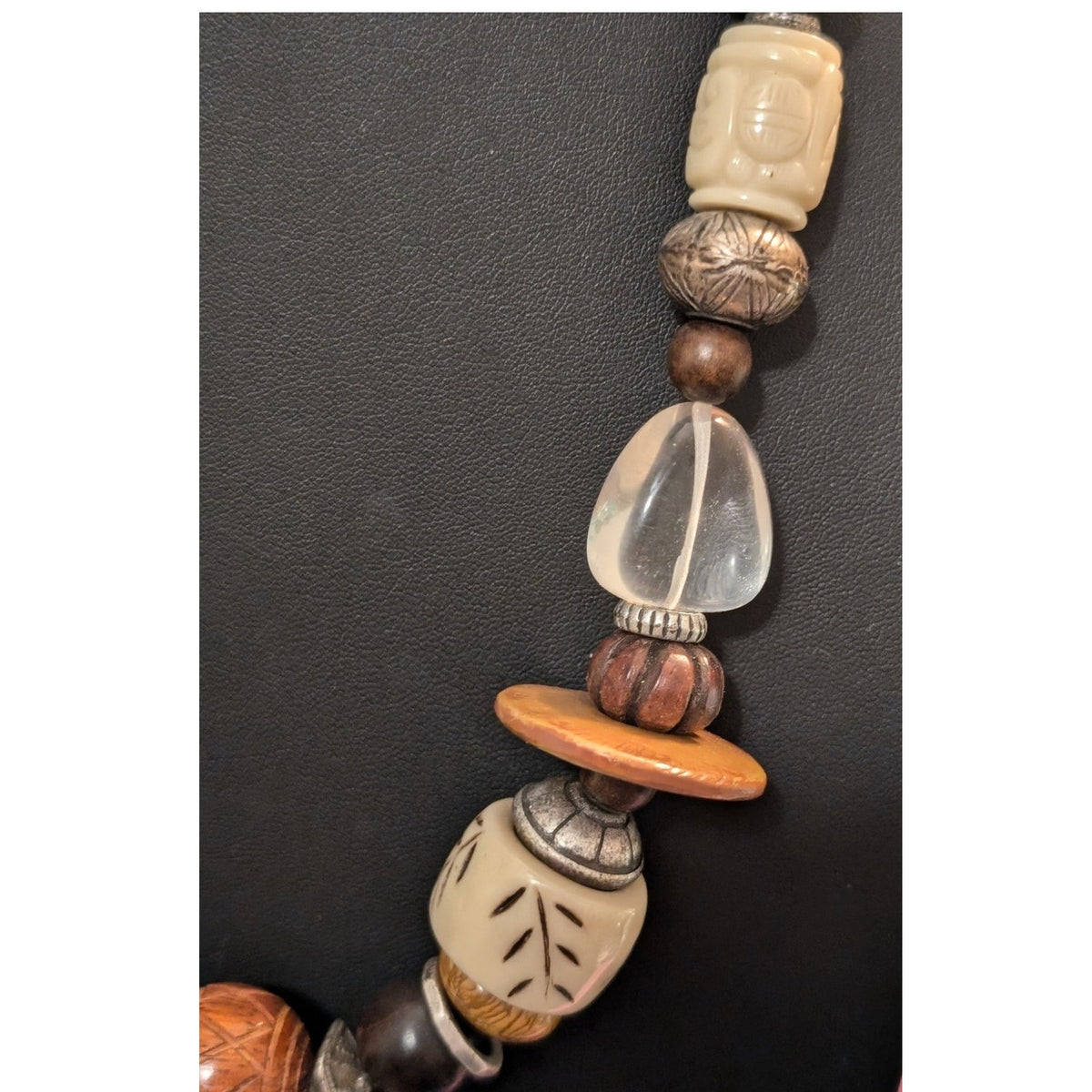 Coldwater Creek Tribal Chunky Mixed Bead Necklace