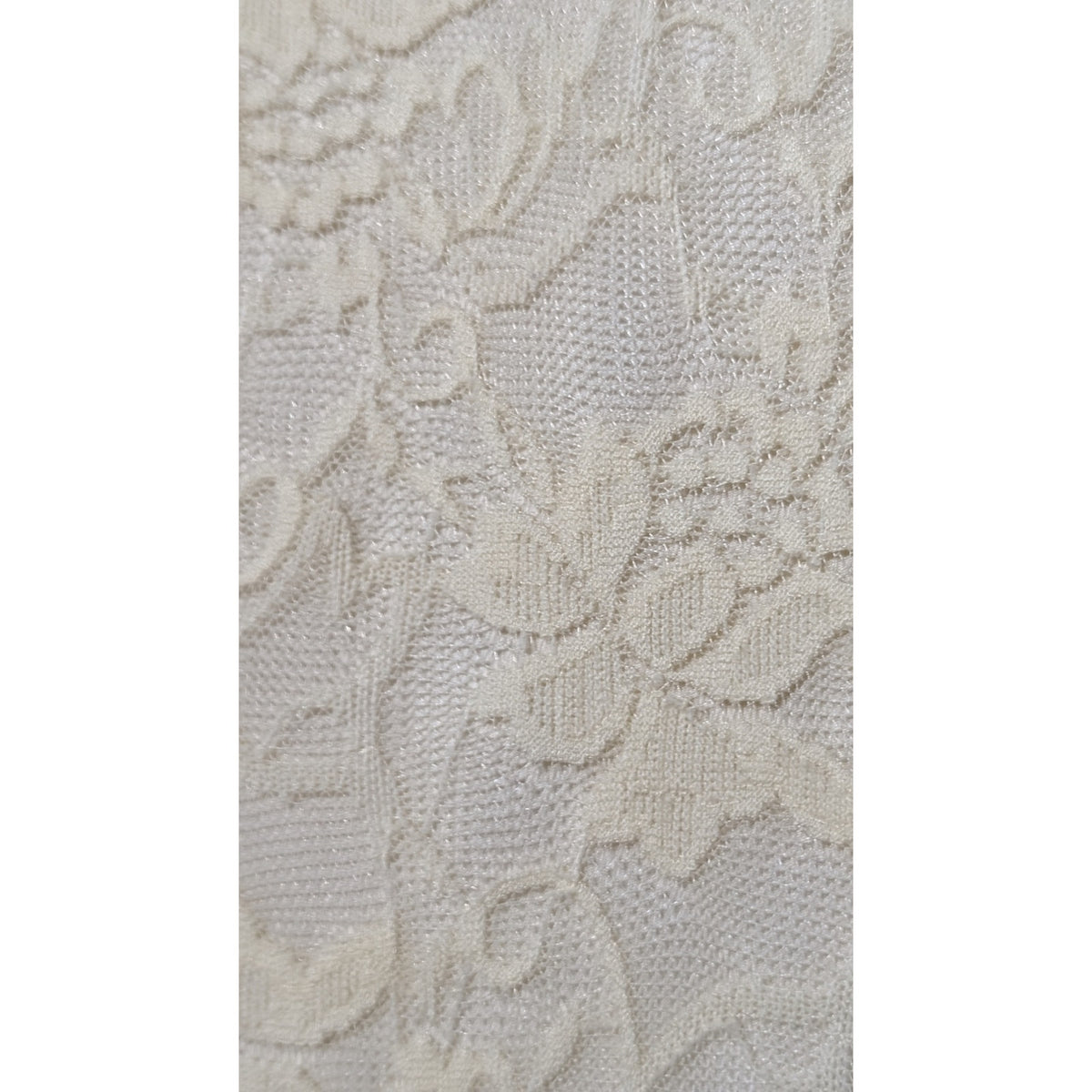 Vintage WD.NY Cream Lace Overlay Tank/Shell Top Womens Size XL