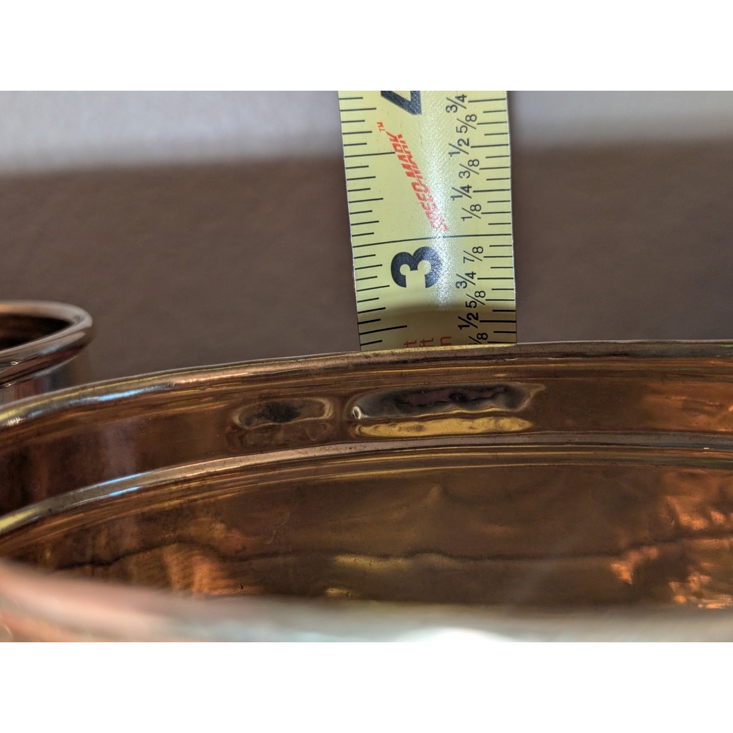 Vintage 1980s Mosley Brass Succulent Pot Planter