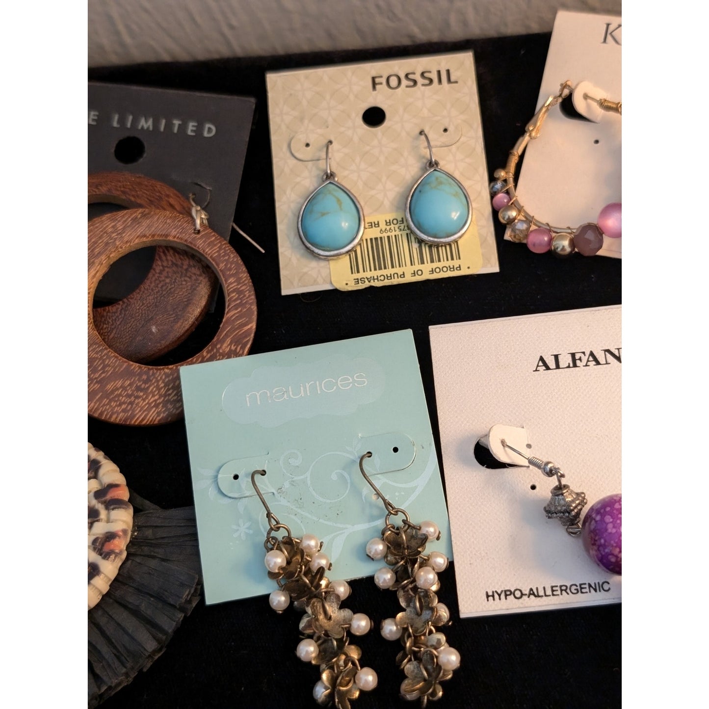 9 Pair Earring Lot Boho/Western/Dangles
