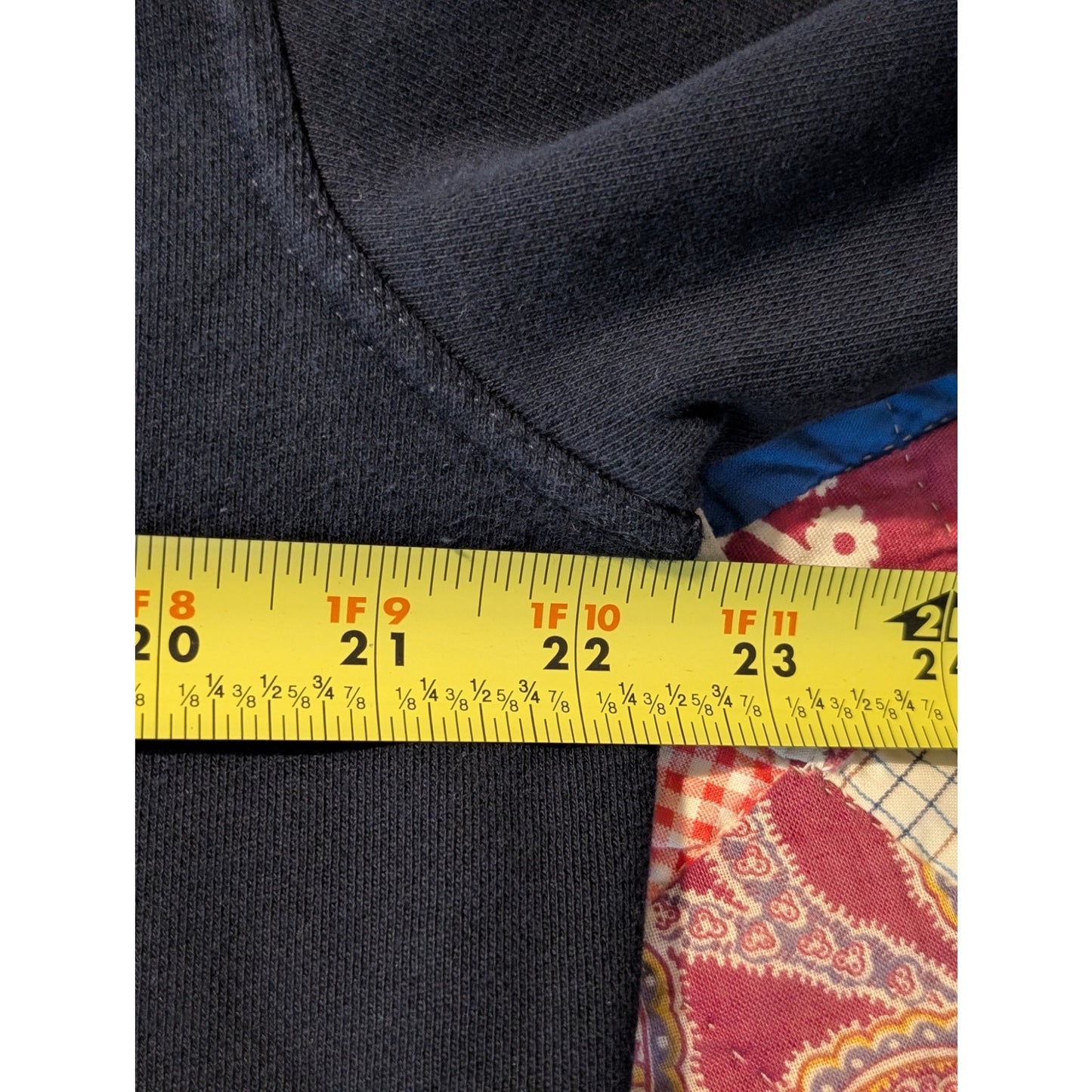 Vintage Lauren Ralph Lauren Navy Full Zip 100% Cotton Hoodie Women's Size L