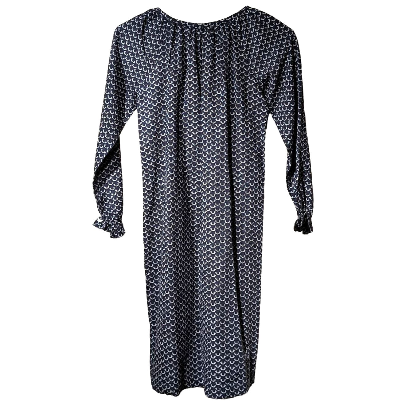 Petite Plume Navy Nordic Antlers Delphine Nightgown Girls' Sz 10