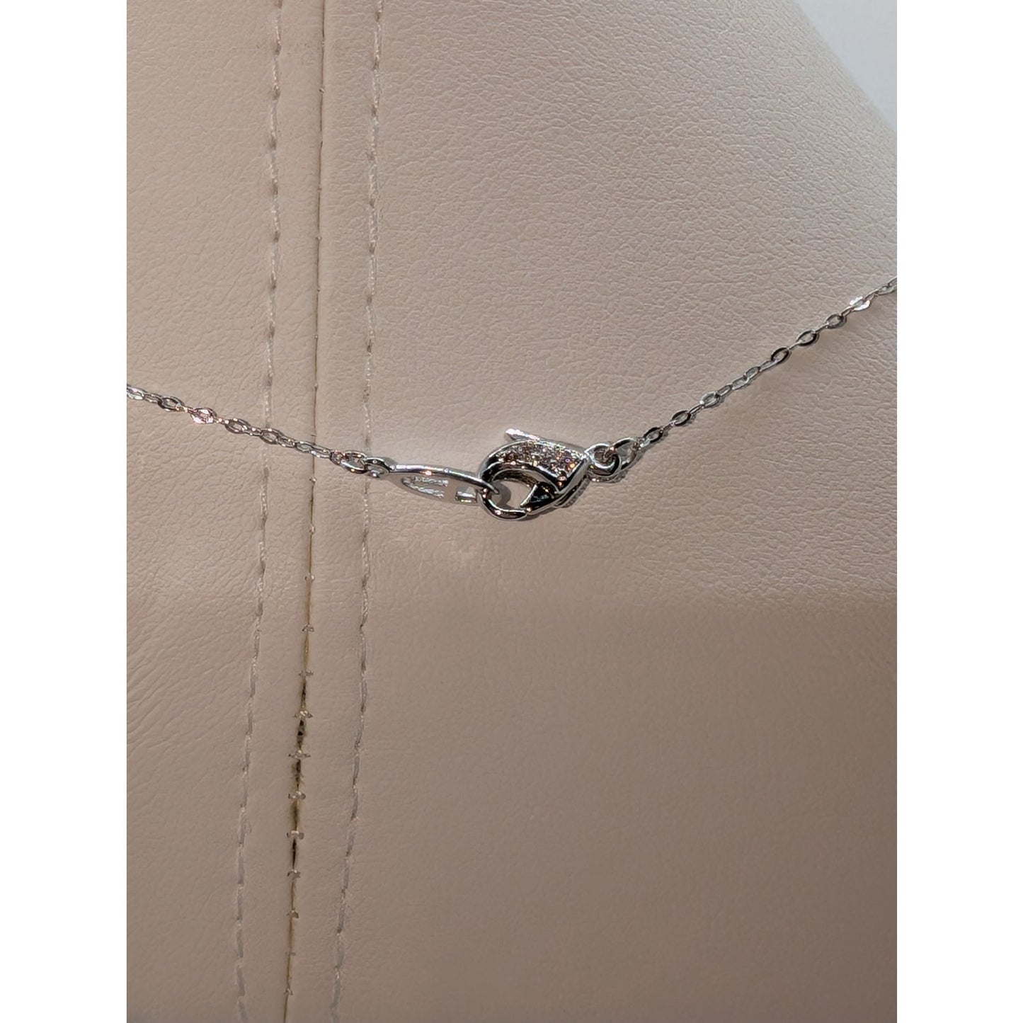 Eliot Danori $55 Silver Tone Sparkling Crystal Cross 16", 17", 18" Necklace NWOT