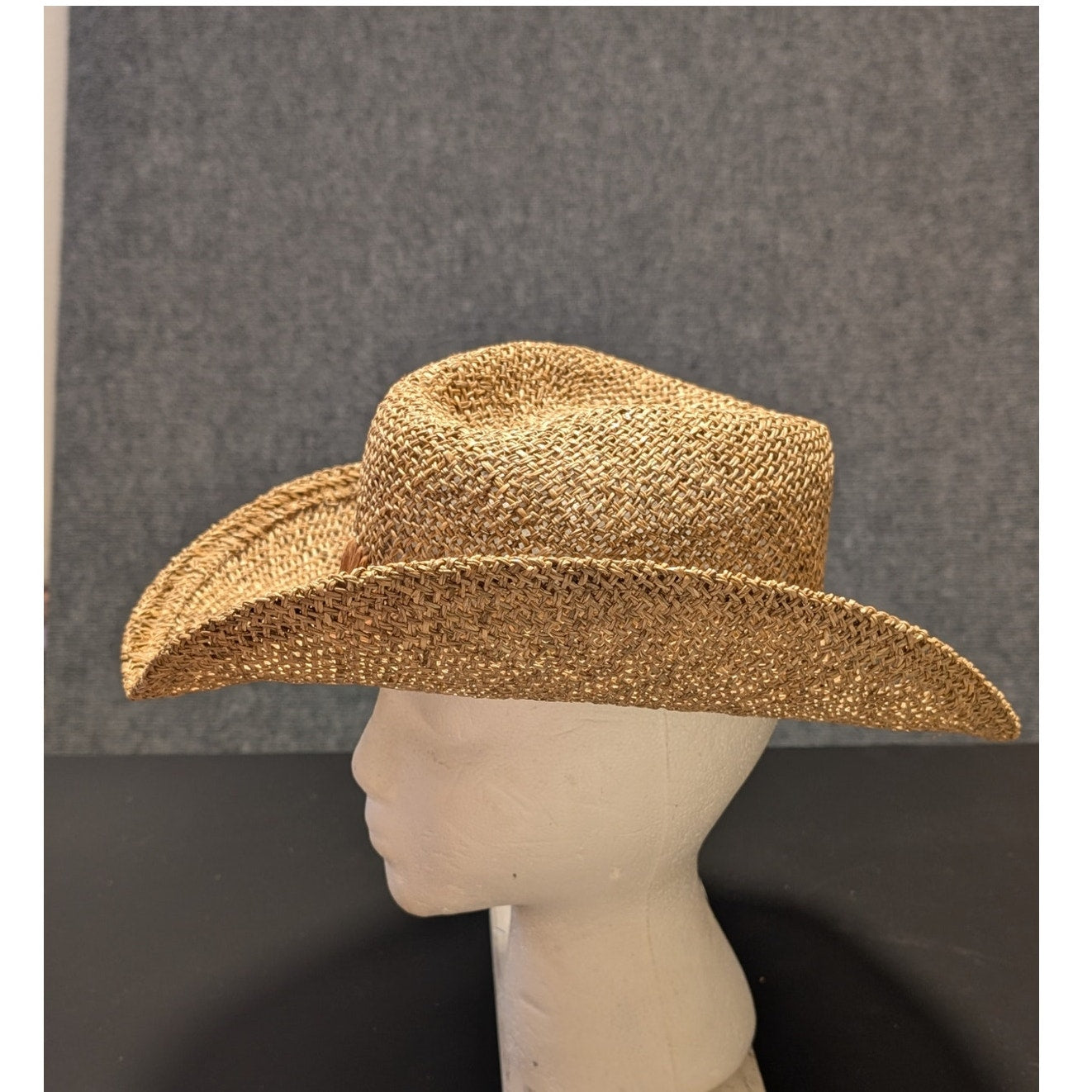 J.Crew Unisex Straw Cowboy Style Sun Hat One Size