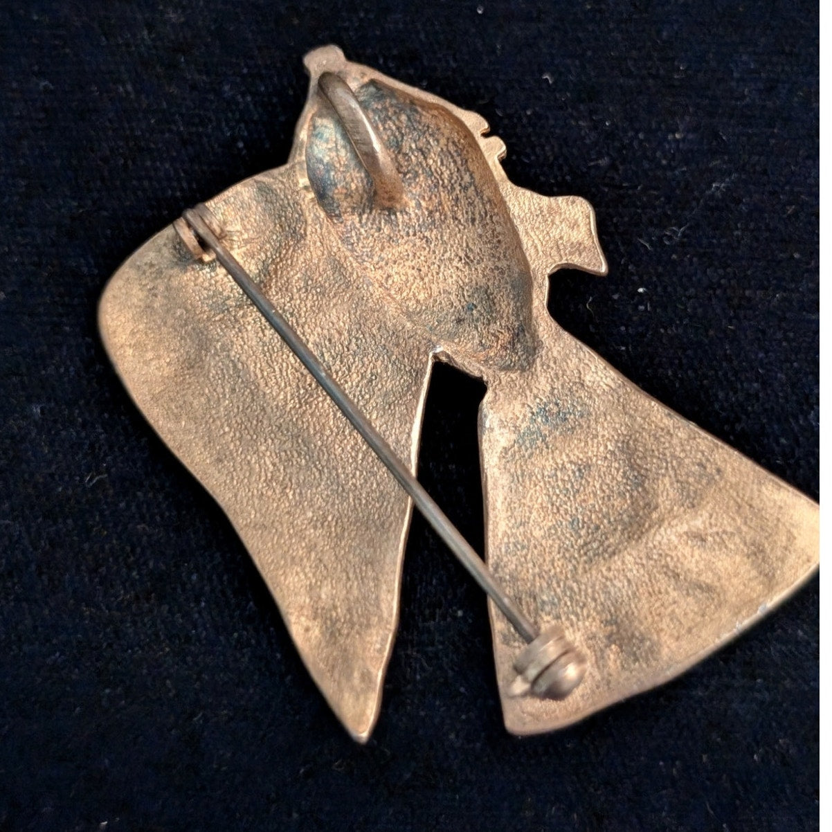 Unsigned Ancient Egyptian Amulet Nekhau Nile Catfish Pendant Brooch