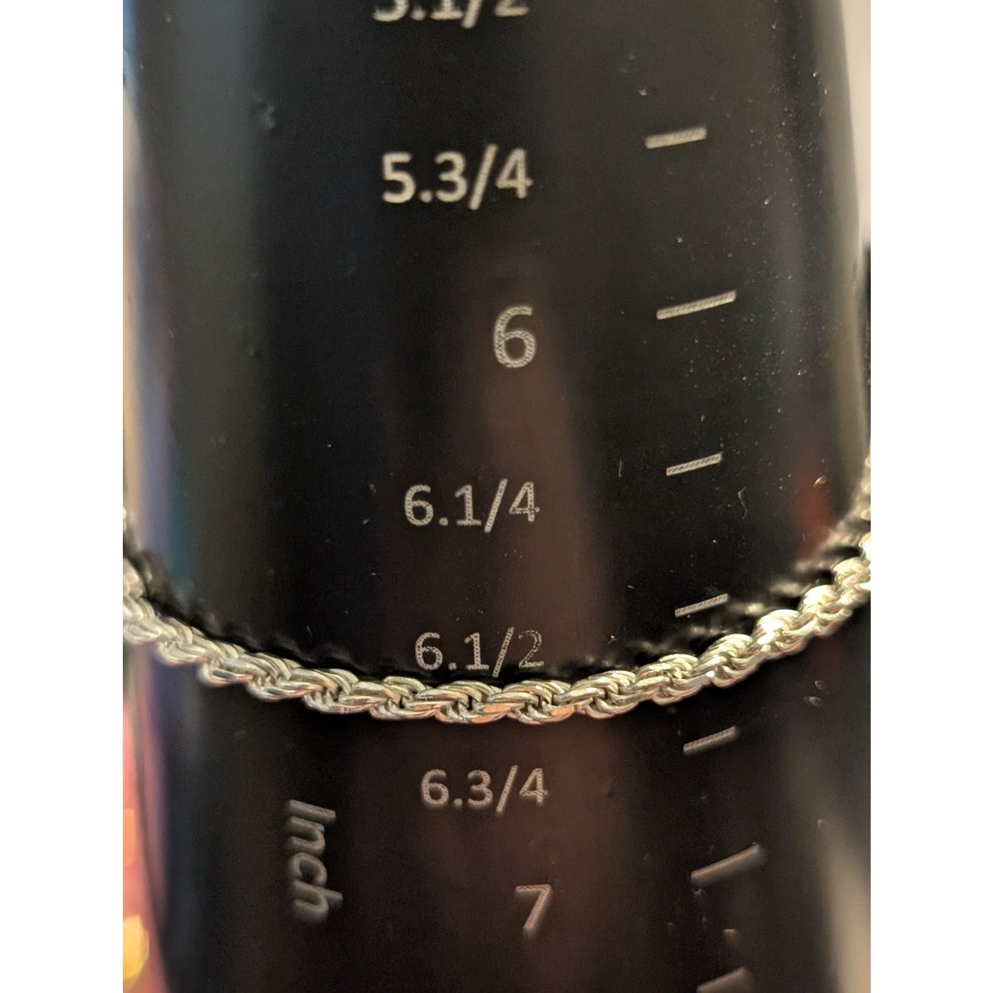 925 Italy Sterling Silver Rope Chain Bracelet