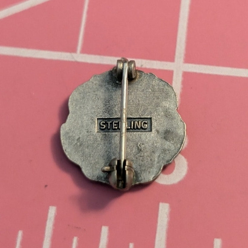 Vintage Sterling Silver JCL Junior Classical League Lapel Pin