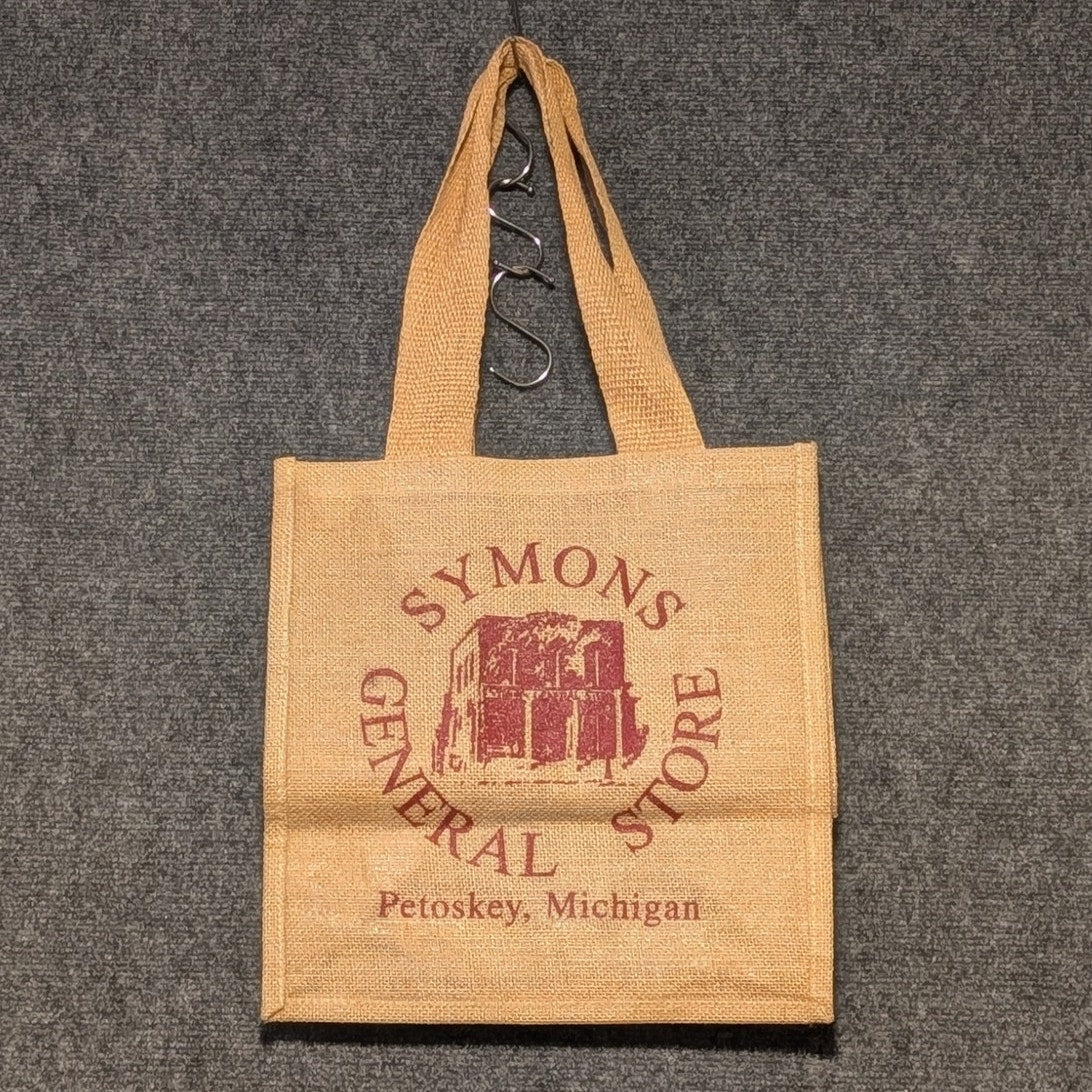 Symons General Store Petoskey Michigan Jute Shopping Bag Sustainable