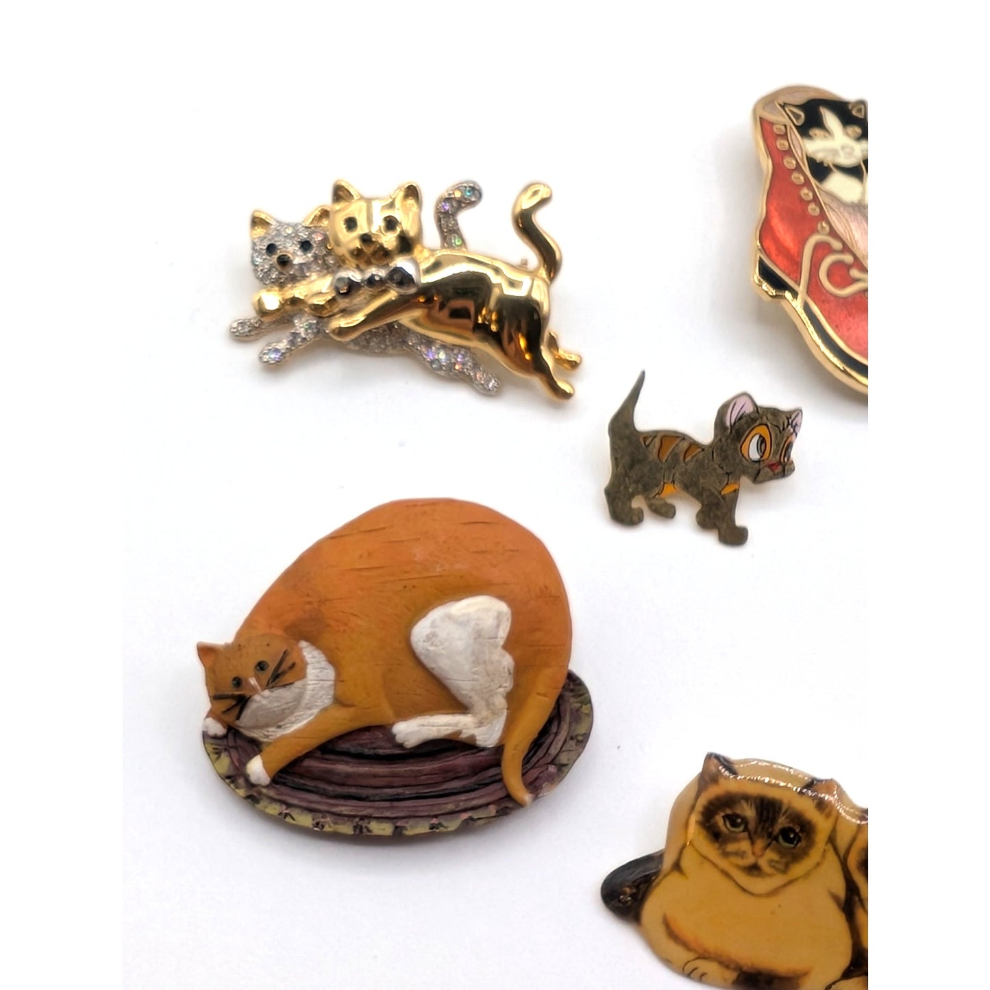 Cat Lover Lot of 11 Cat Pins