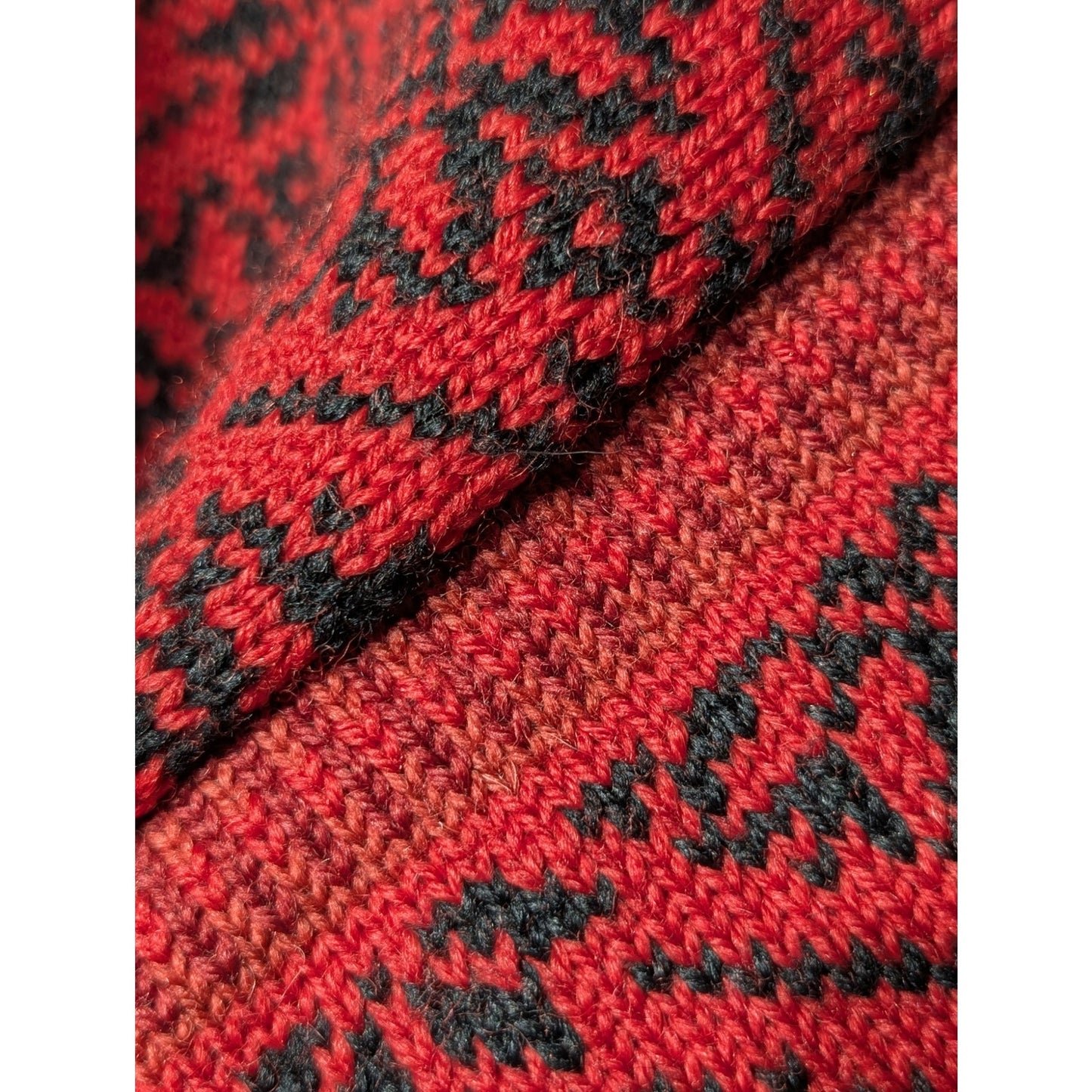 NORSKWEAR Nordic Red Wool Norwegian Cardigan Women's Size XS (Estimate)