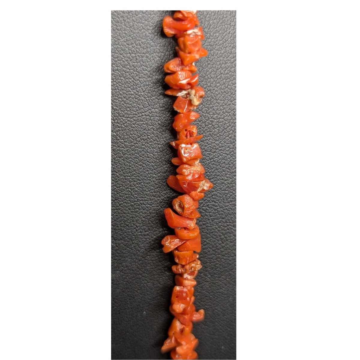 Natural Drilled Uncut Coral Chip 32" Strand