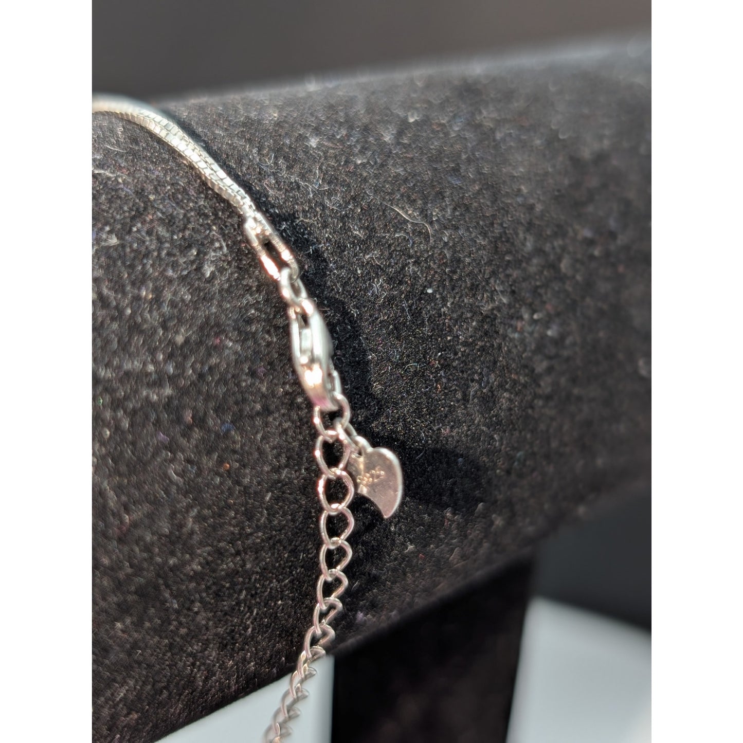 925 Sterling Silver 'I Love You' In 100 Languages Projection Bracelet