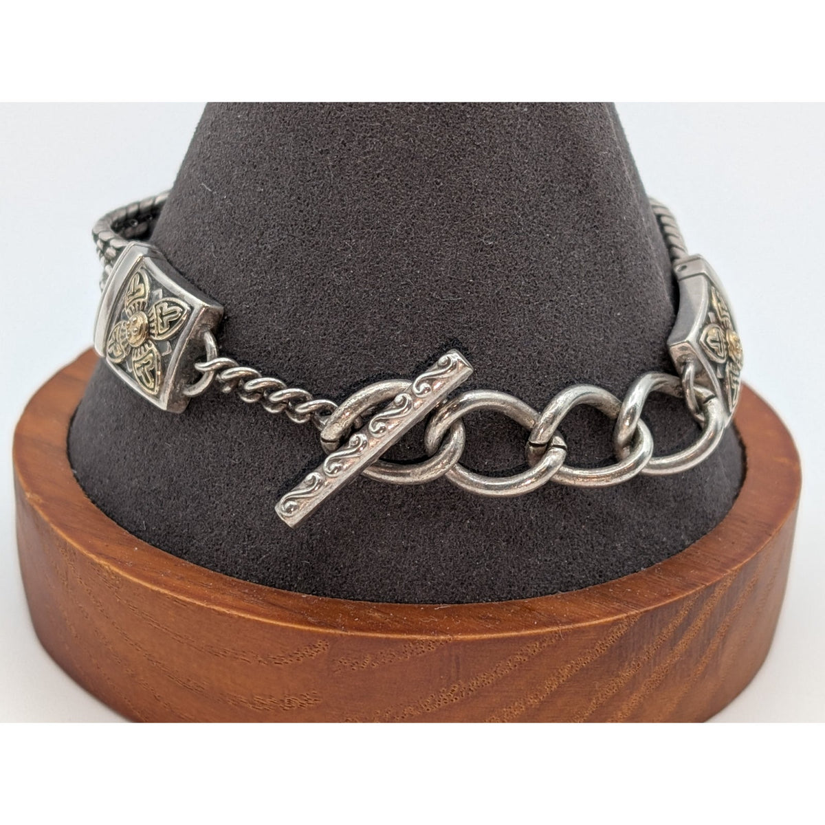 Brighton Monroe Quartz Multi-Strand Rope Chain Toggle Clasp Bracelet Watch