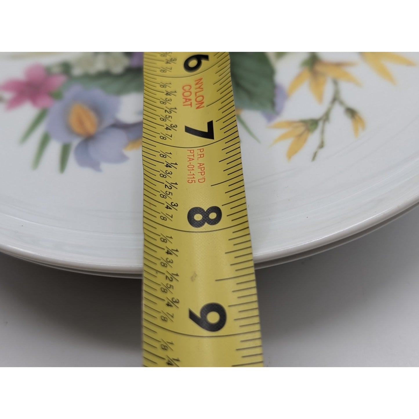Made in England Spring Flower Bouquet Vintage Plate
