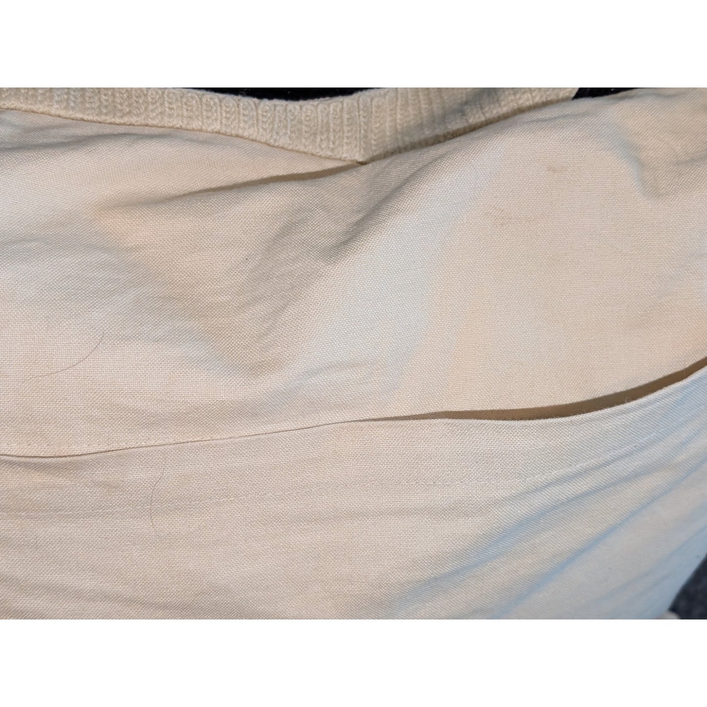 POTTERY BARN Black White Crewel 20X20 Cotton Down Fill Insert Decorative Pillow