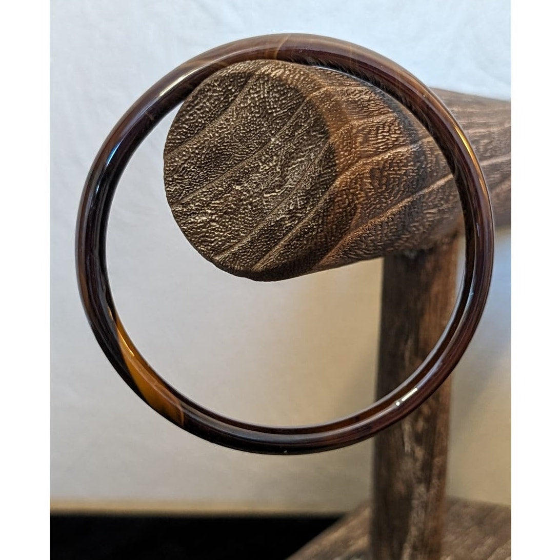 Vintage Glass Tortoiseshell Bangle