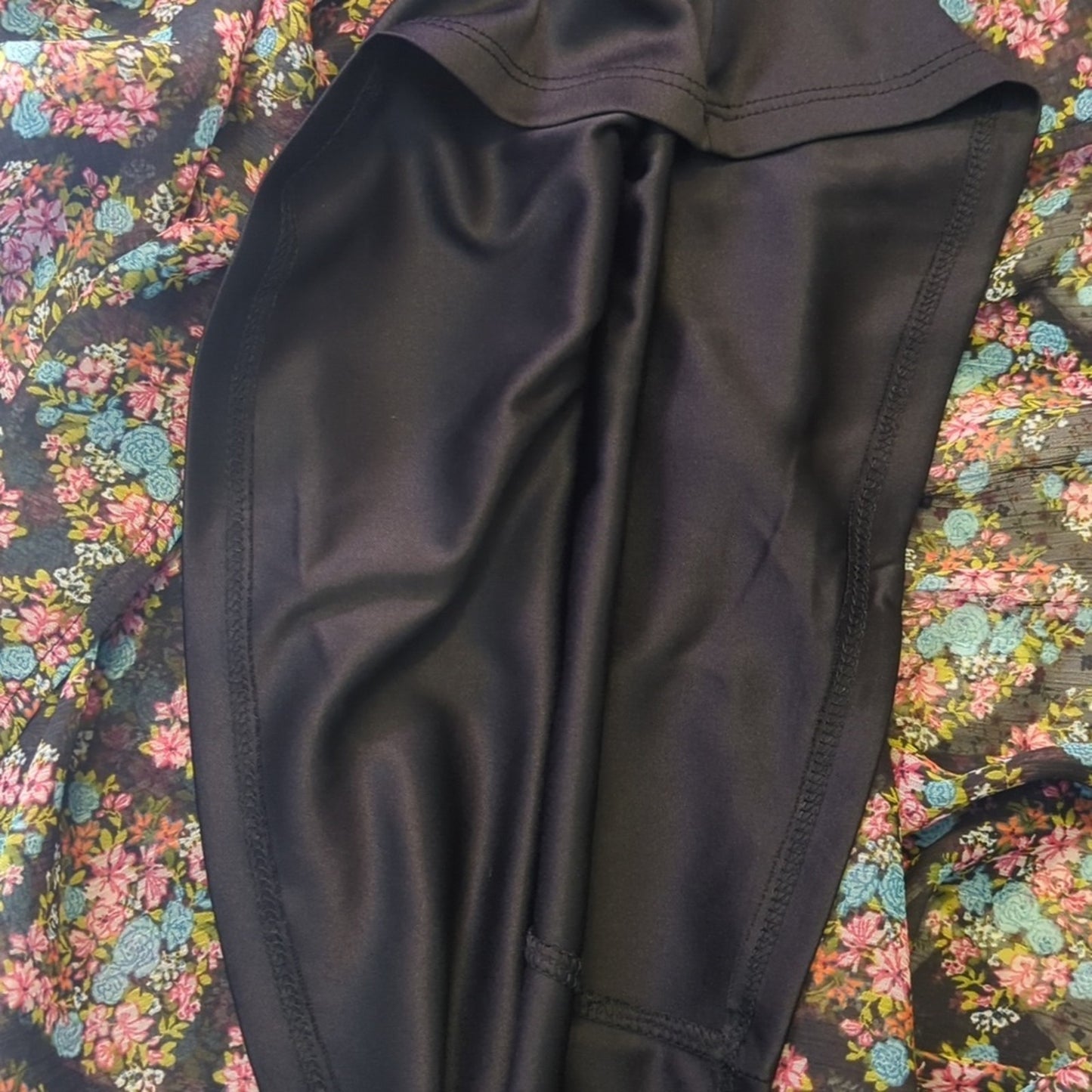 LC Lauren Conrad Flirty Floral Elastic Waist Ruffle Skirt Women's Size XS