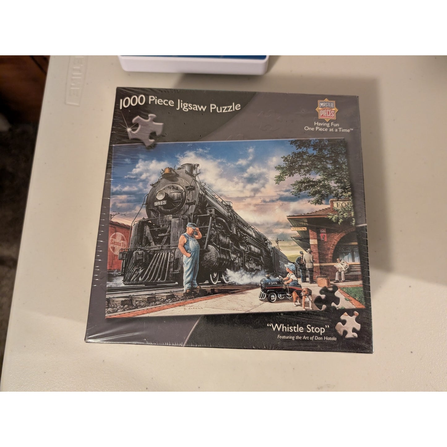 Whistle Stop 1000 Piece Jigsaw Puzzle by Master Pieces -- Dan Hatala Artwork NWT