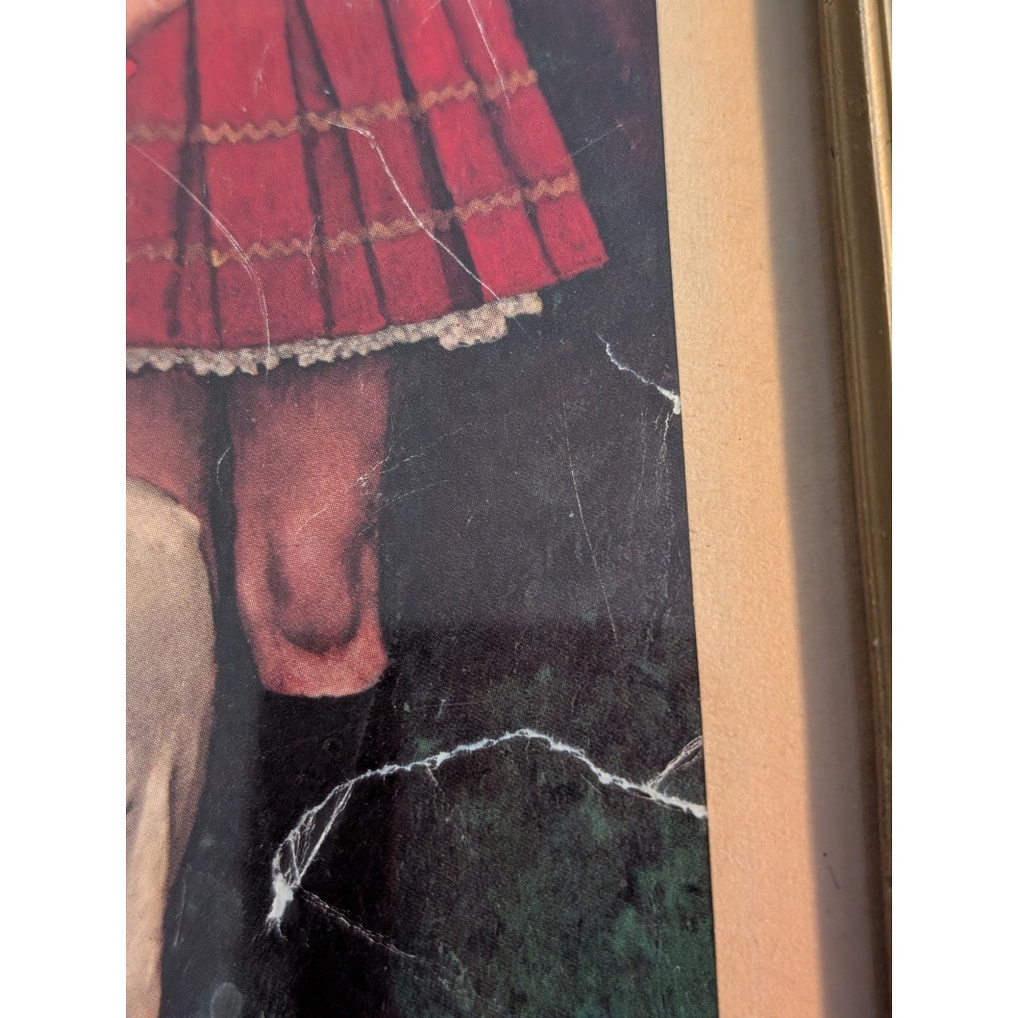Vintage Norman Rockwell 'The Music Man' 10.5 X 13 Wood Framed Print