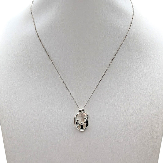 Carolyn Pollack 925 Sterling Silver Loving Family Pendant 16" Chain Necklace