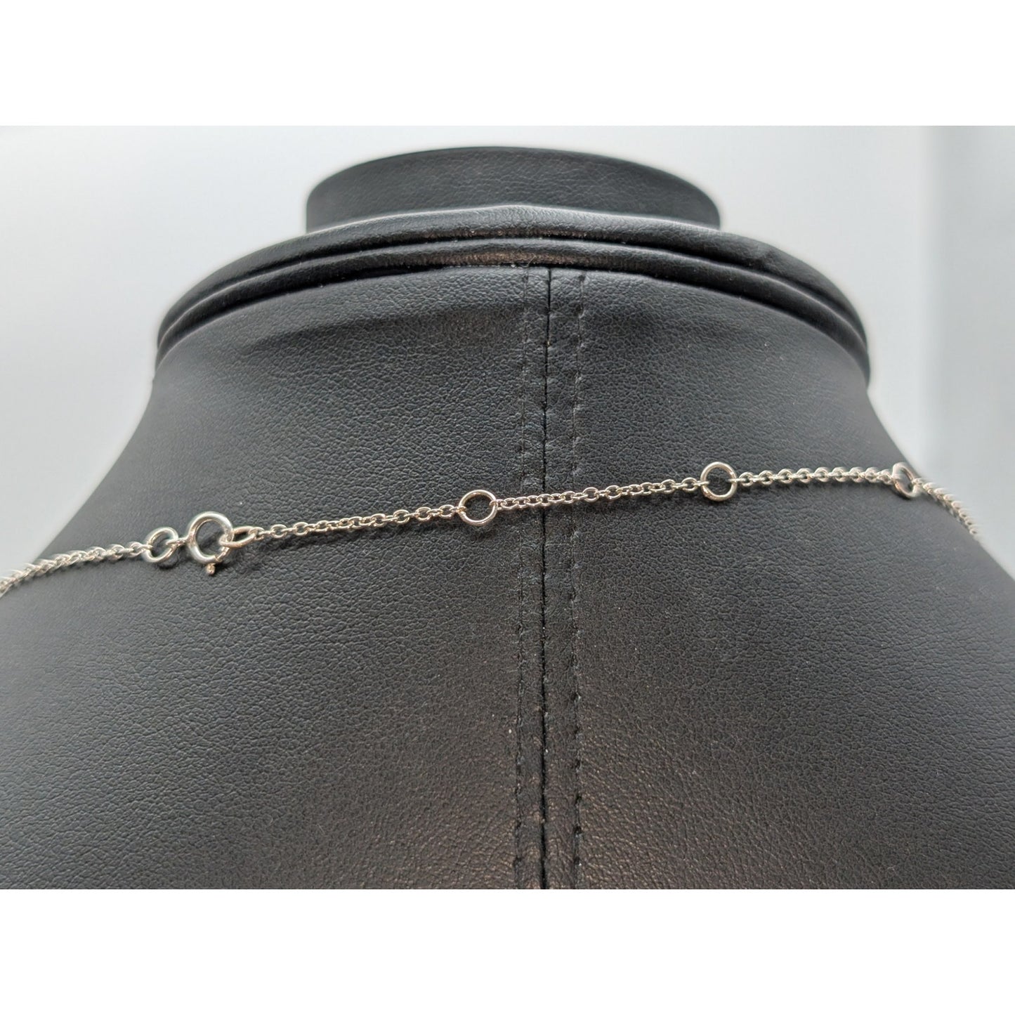 Genuine Pearl 925 Sterling Silver Chain 'Y' Drop 15.5"-18.5" Necklace