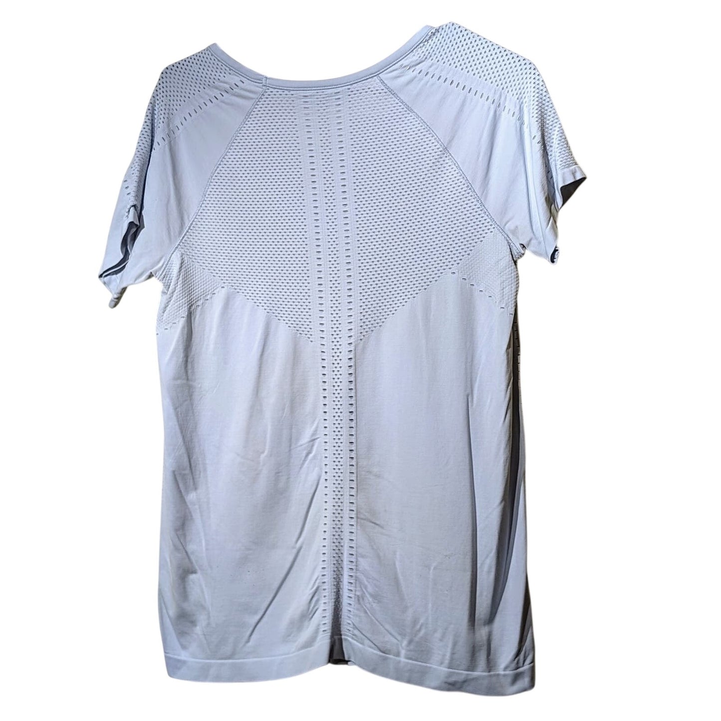 Athleta Light Blue Foothill Seamless Tee Womens Sz L