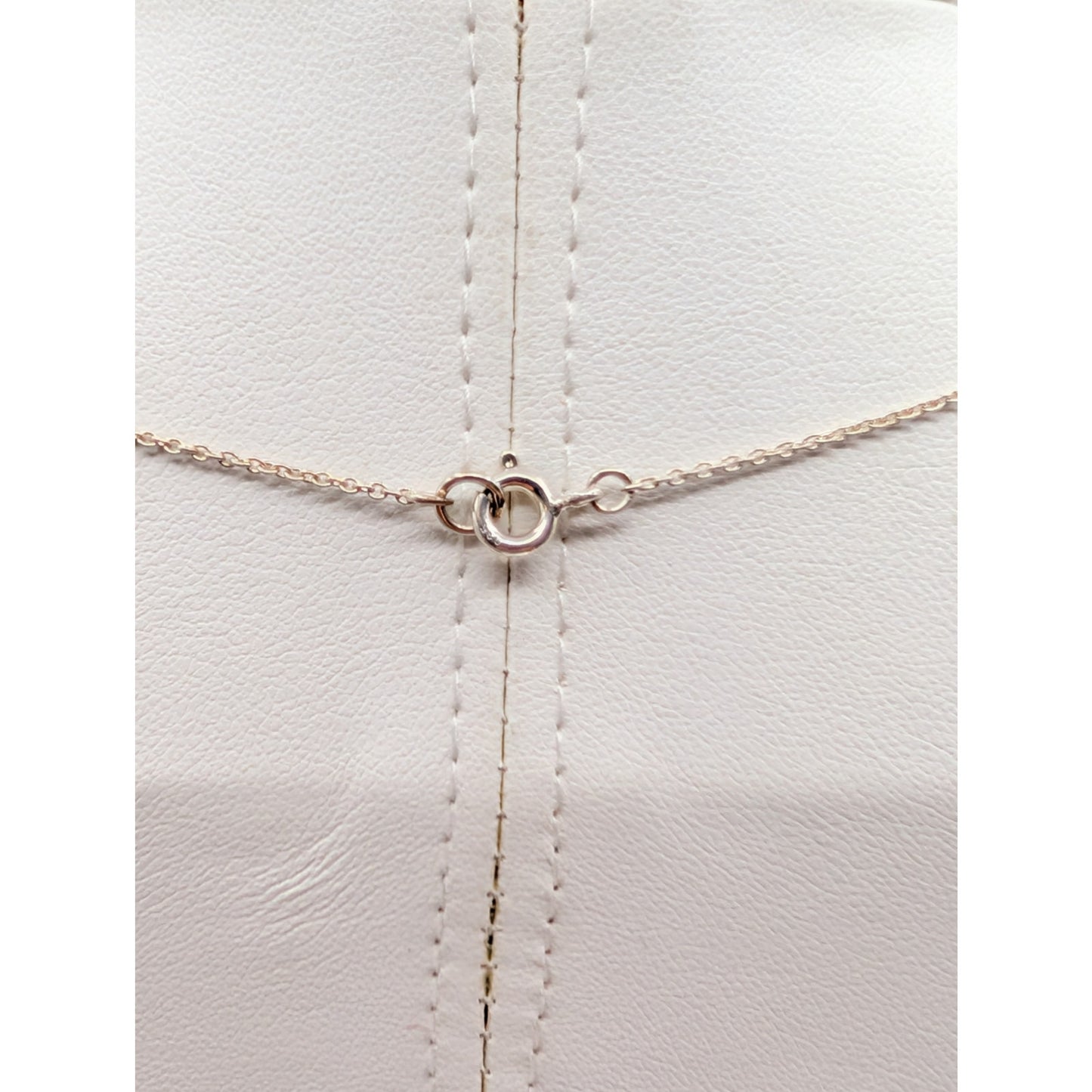 Vtg 925 Sterling Silver Stiletto Pendant Chain 16.5" Necklace